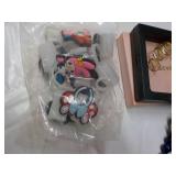 Jewelry and Water Bottle Tops...