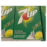 4 Boxes Lemon Lime 7 UP Drink Mix P...
