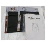 Blackout Curtains 21 x 45"...