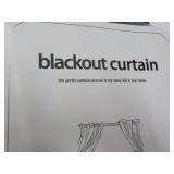 Blackout Curtains 21 x 45"...