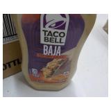 8 Taco Bell 12 oz Bottles BAJA Sauc...