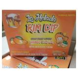 4 boxes LaHelada Rim Dip Mango Flav...