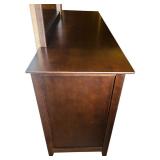 Nadeau Wooden Dresser with Attached Mirror