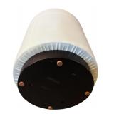 "Puff" Round Ottoman with Fabric Covering