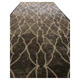 Ruggable Runner in Black and Gray