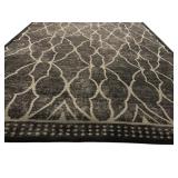 Ruggable Runner in Black and Gray