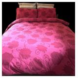 Beautiful Queen Duvet and Matching Pillows
