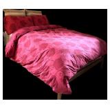 Beautiful Queen Duvet and Matching Pillows