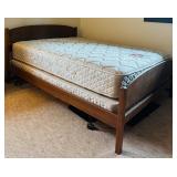 Vintage Wooden Queen Bed Frame