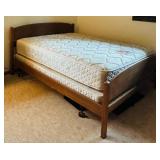 Vintage Wooden Queen Bed Frame