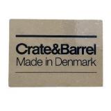 Crate & Barrel Dining Table with 6 Chairs, Extendable