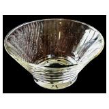 Clear Glass Salad Bowl and Six Serving Bowls