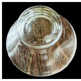 Clear Glass Salad Bowl and Six Serving Bowls