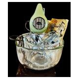 Vintage Sunbeam Vista Mixmaster / Fire-King Ware