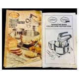 Vintage Sunbeam Vista Mixmaster / Fire-King Ware