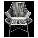 West Elm Huron Outdoor Lounge Set with Chairs, Ottoman, and Table