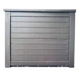 Large Outdoor Storage including Doors with Shelves