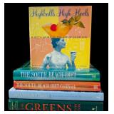 Fantastic Lot of Cook Books including The Greens, The South Beach Diet, Highballs High Heels, Sweet and More