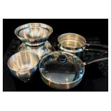 Kitchenware Double Boiler, Nesting Bowls and Stainless Bowl