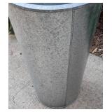 Large Galvanized Metal Planter
