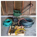 Hoses, Spreader and Gardening Tools