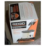 Rigid Wet/Dry Shop Vac and Replacement Filter