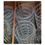 Rolls of 4ft Wire Fence and Metal Stakes
