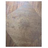 Lane Mid Century Two Tone Walnut Side Table