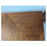 Lane Mid Century Two Tone Walnut Side Table