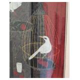 Between Us and Silent Message Framed Print Set by Hung Chu