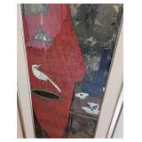 Between Us and Silent Message Framed Print Set by Hung Chu