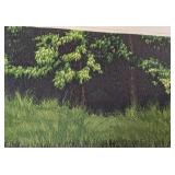 Bullhead Lilly Woodcut Print by Gordon Mortensen