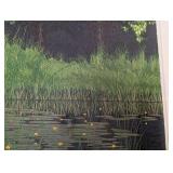 Bullhead Lilly Woodcut Print by Gordon Mortensen