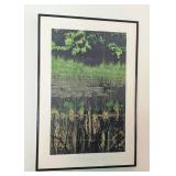 Bullhead Lilly Woodcut Print by Gordon Mortensen