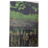 Bullhead Lilly Woodcut Print by Gordon Mortensen