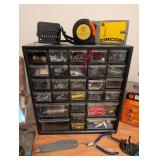 Repurposed Cabinet Workbench and Tools!