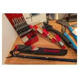 Repurposed Cabinet Workbench and Tools!