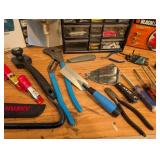 Repurposed Cabinet Workbench and Tools!