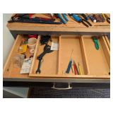Repurposed Cabinet Workbench and Tools!