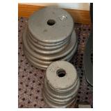 Assorted Weight Bars and Plates