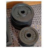 Assorted Weight Bars and Plates