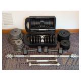 Assorted Weight Bars and Plates