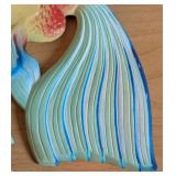 Pair of Vintage Chalkware Hanging Wall Fish