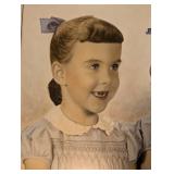 Framed Vintage Portrait of Twins