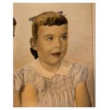 Framed Vintage Portrait of Twins