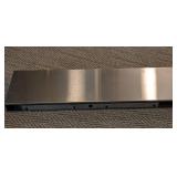 Pair of Stainless Steel Floating Wall Shelves