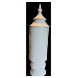 Two Providence White Ceramic Jars