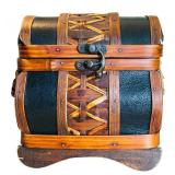 Calming Lot of Incense Sticks, Small Chest for Trinkets and Wood Incense Base