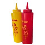 Vintage Metal Cake Carrier and Nostalgia Ketchup & Mustard Dispensers