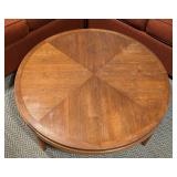 Lane Mid Century Two Tone Walnut Coffee Table